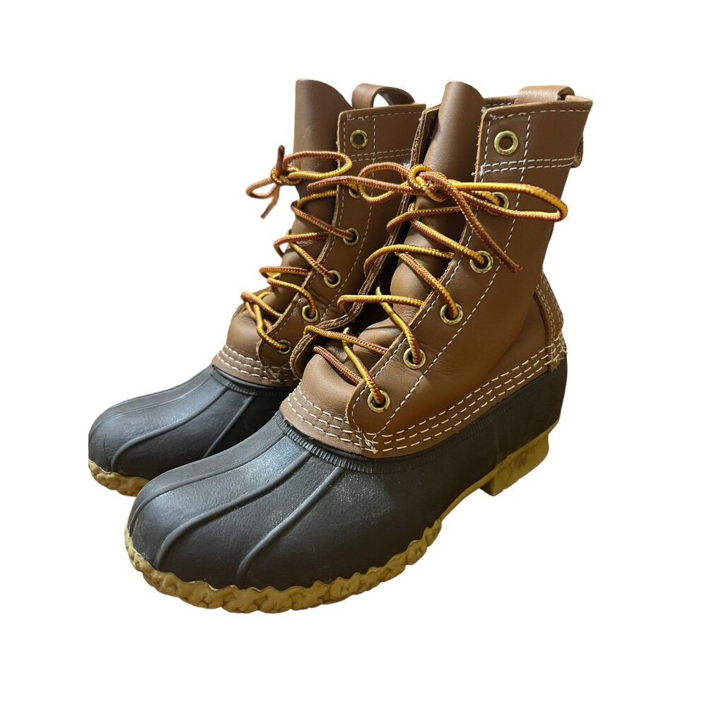 Bean Boots Duck Boots L L Bean 2128800 Leather Women Size 6M USA